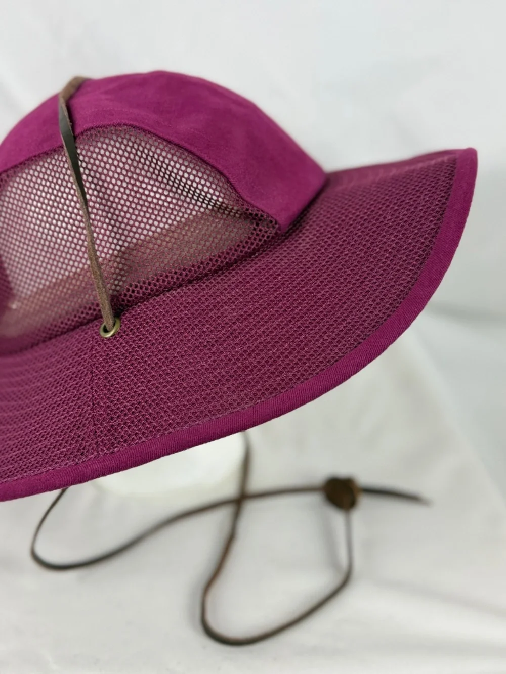Duluth Trading Co Safari Hat M Purple Bucket Sunhat Mesh Packable